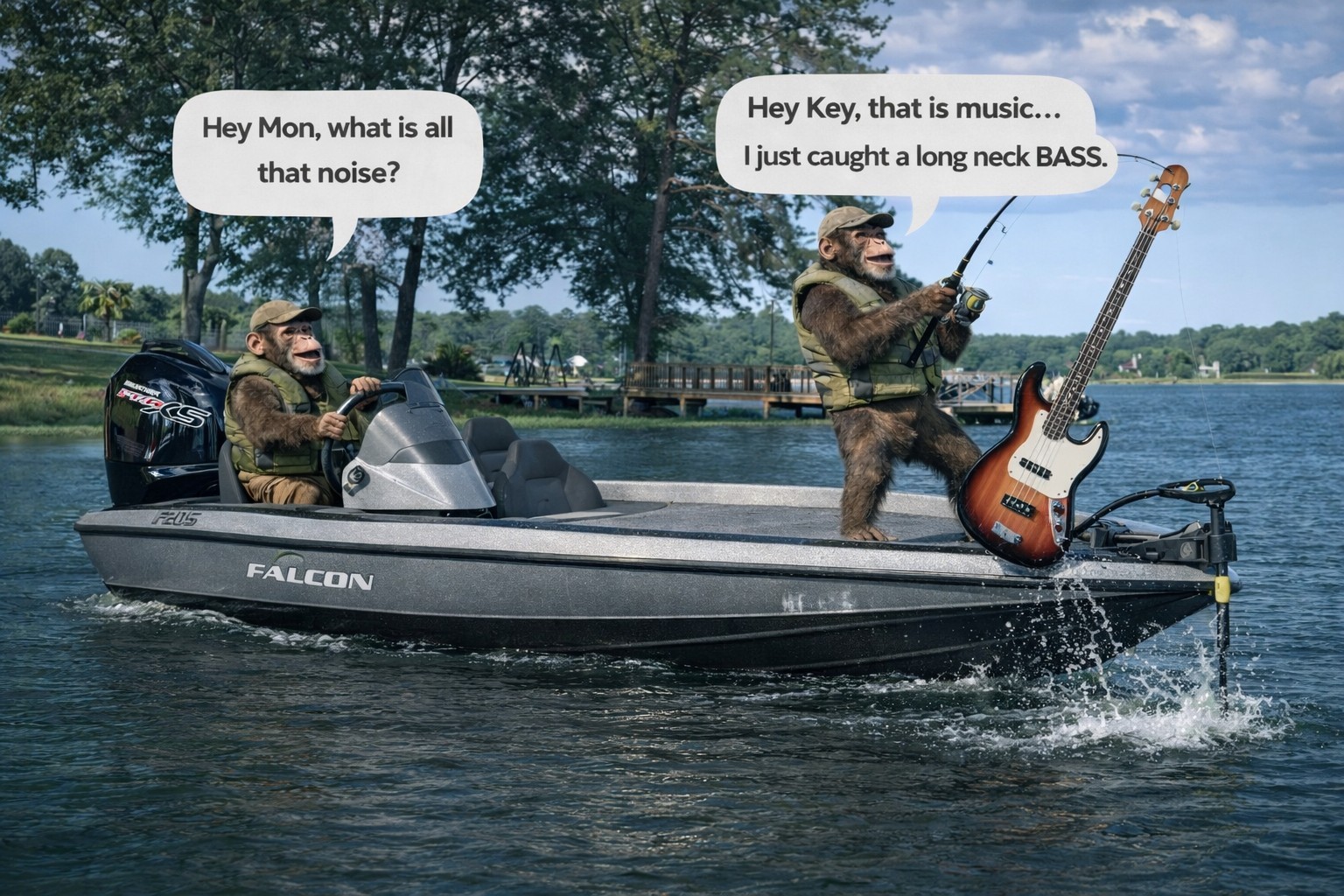 2025 FALCON 205 W/250HP MERCURY & CUSTOM TRAILER ONLY $68,000